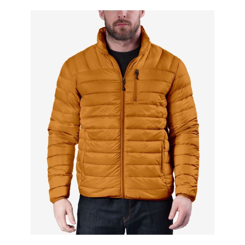 HAWKE & CO Mens Gold Puffer Jacket M